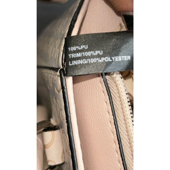 Guess Los Angeles Women’s Crossbody Handbag Tote Purse Monogram Light Pink - Picture 6 of 10